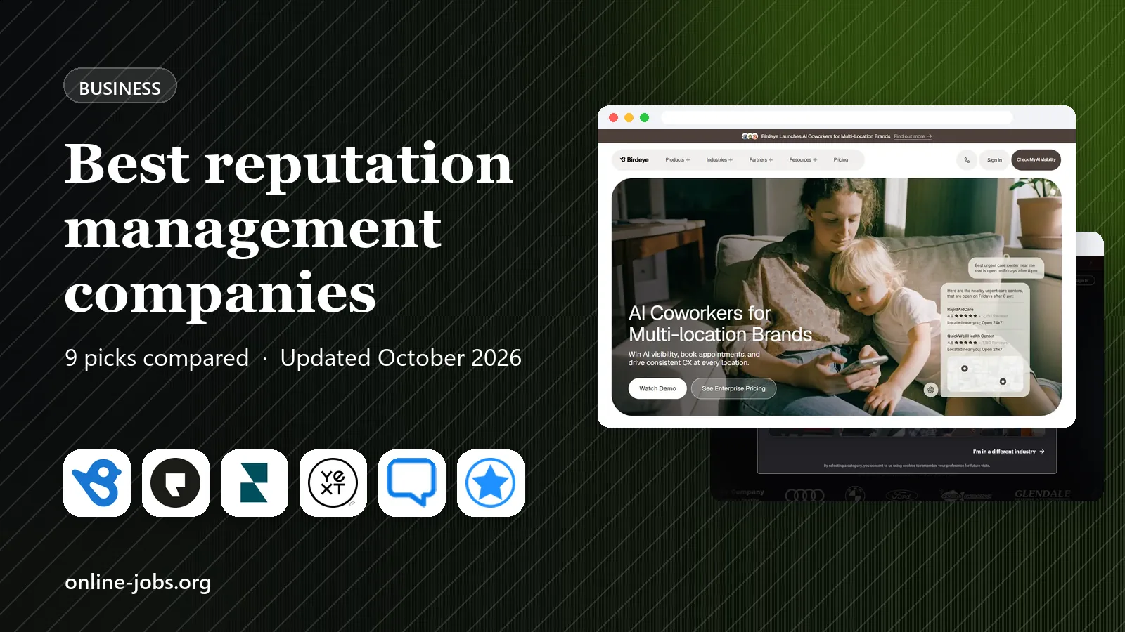 Best reputation management companies in 2026: 9 tools Compared