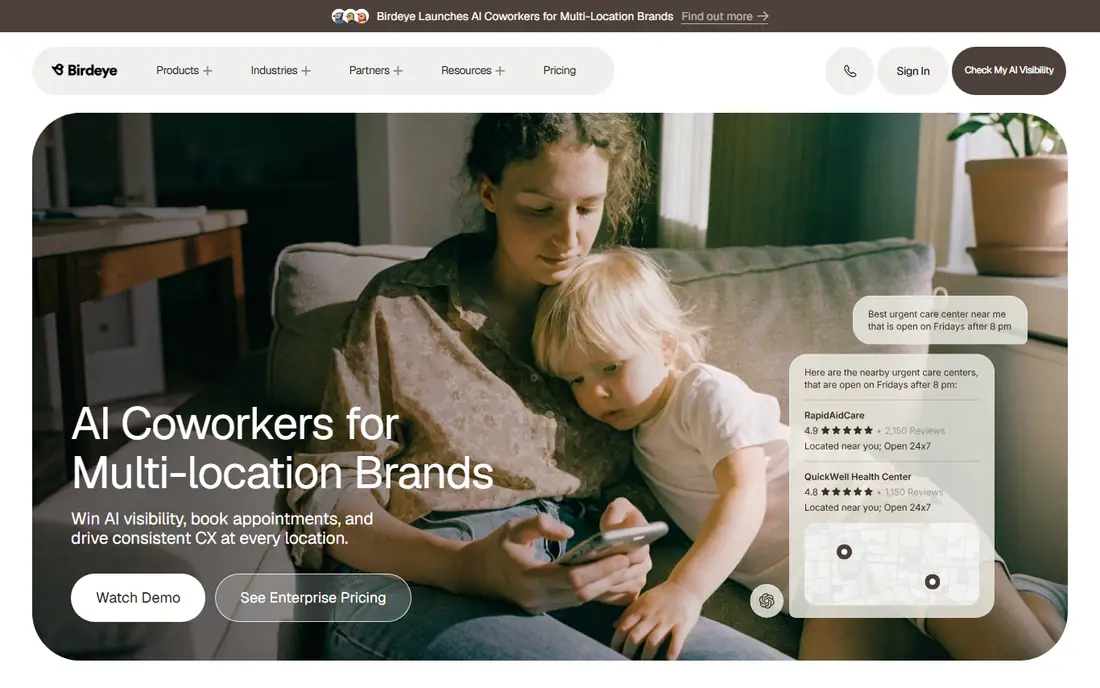Birdeye website