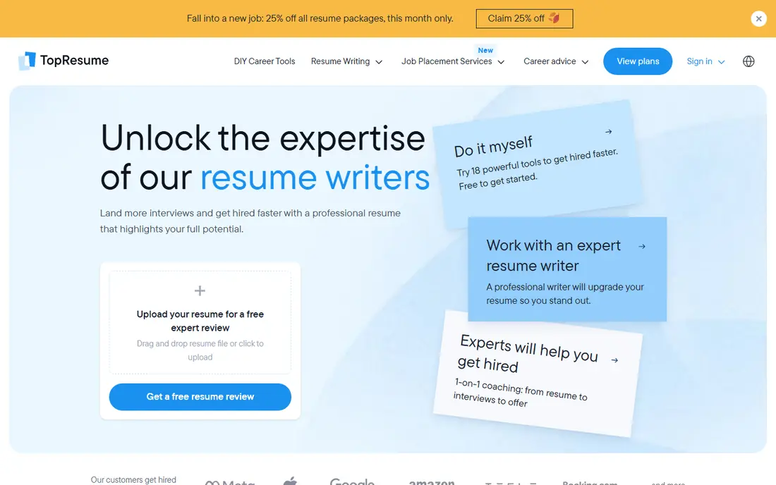 TopResume website