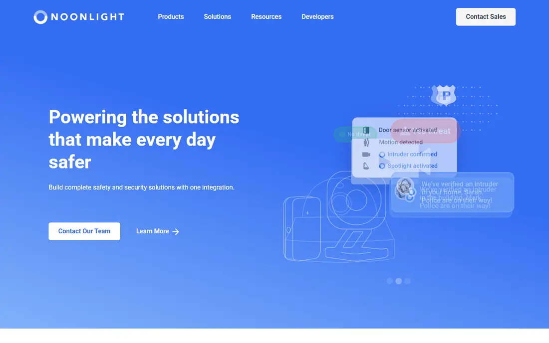 Noonlight website