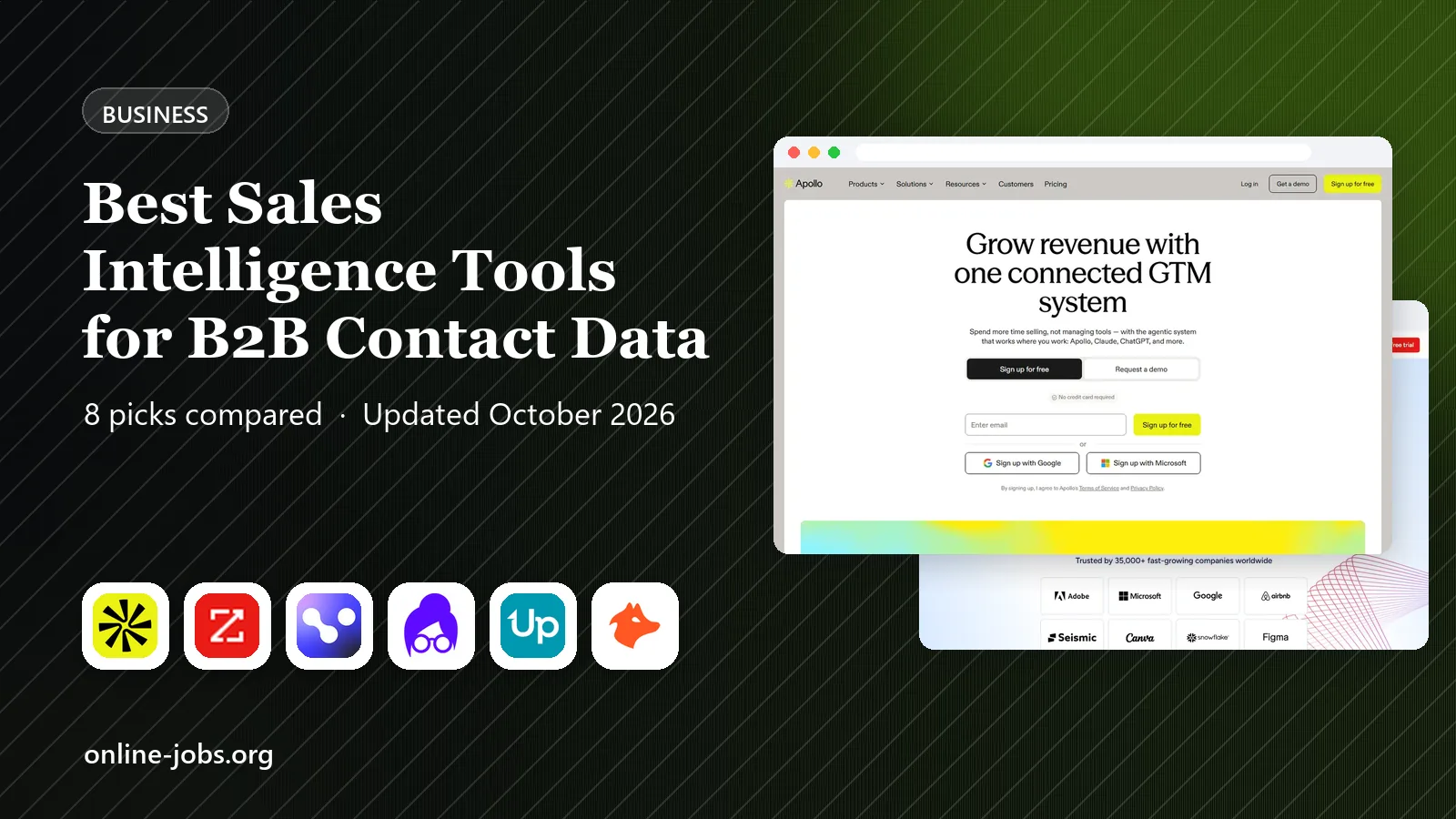 Best Sales Intelligence Tools for B2B Contact Data in 2026: 8 Tools Compared