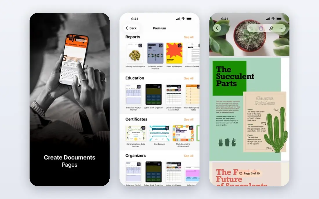 Apple Notes app screenshots