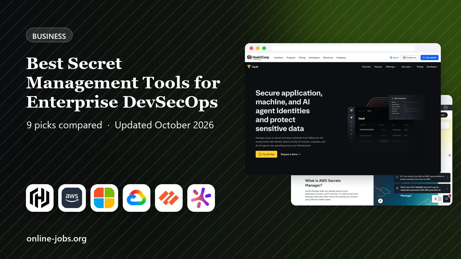 Best Secret Management Tools for Enterprise DevSecOps in 2026: 9 Tools Compared