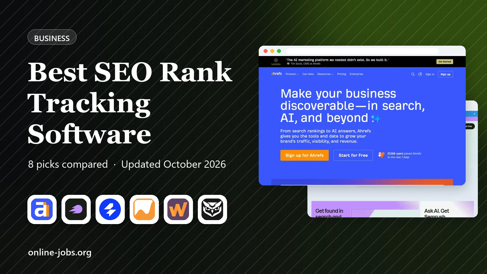 Best SEO Rank Tracking Software in 2026: 8 Tools Compared