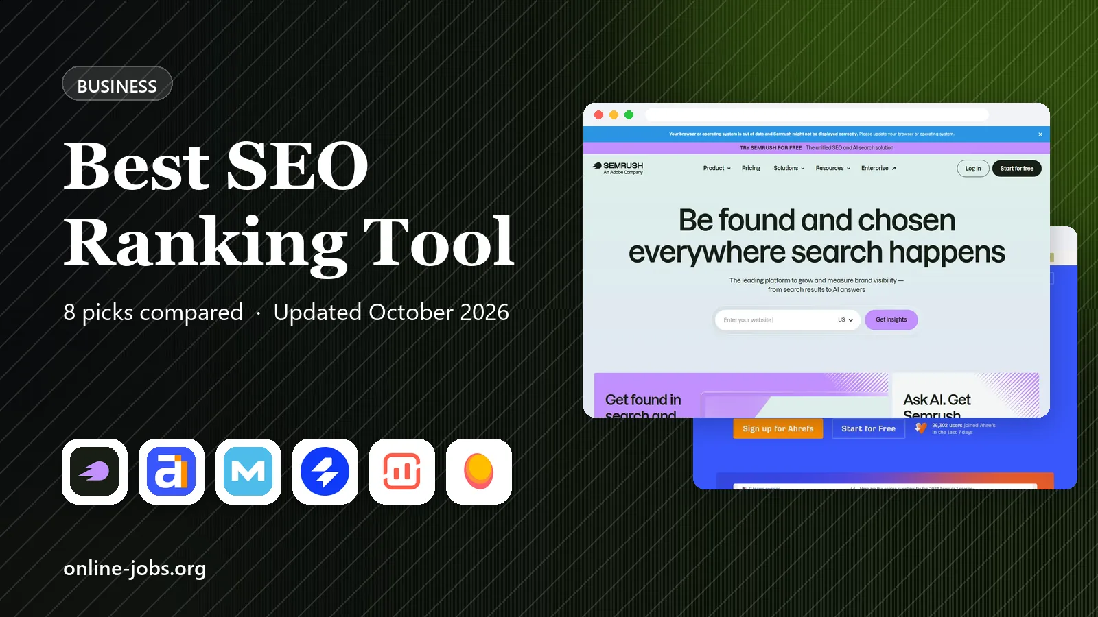 Best SEO Ranking Tool in 2026: 8 Tools Compared