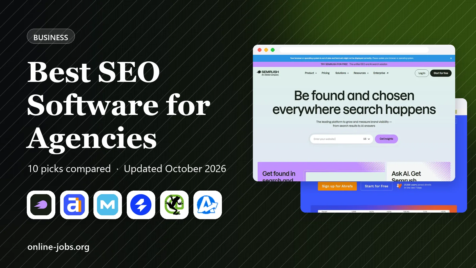 Best SEO Software for Agencies in 2026: 10 Tools Compared