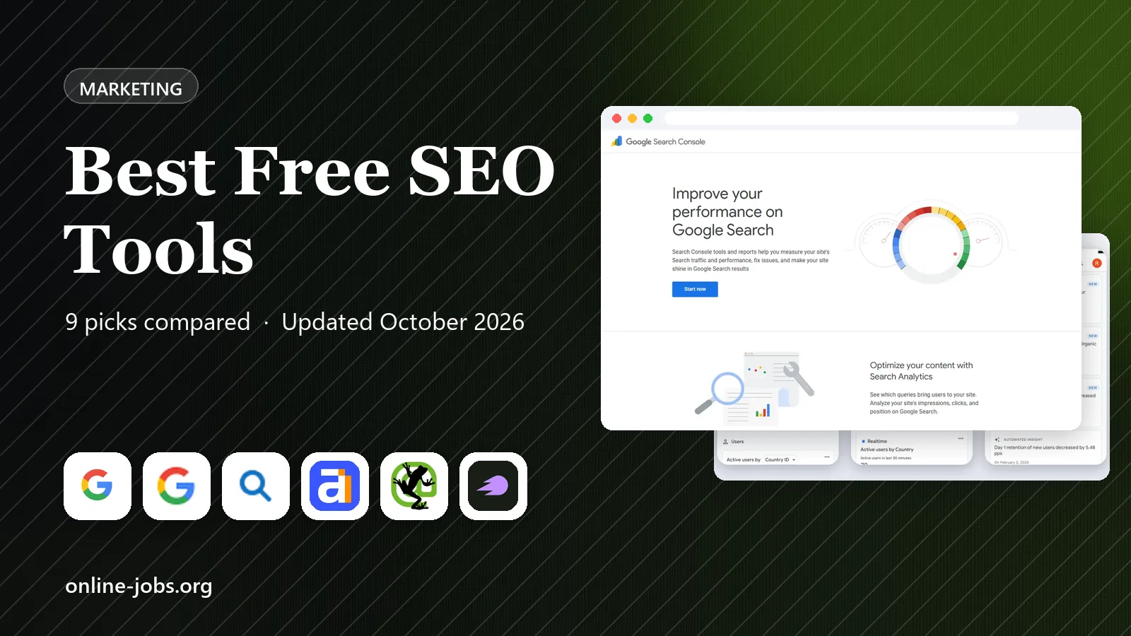 Best Free SEO Tools in 2026: 9 Tools Compared
