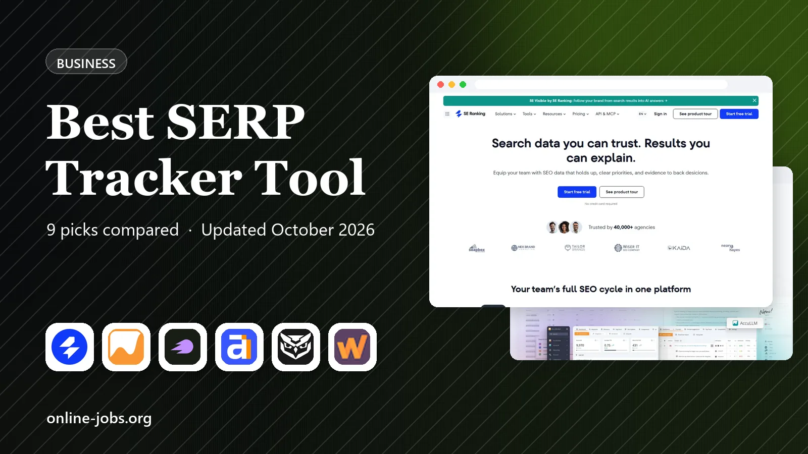 Best SERP Tracker Tool in 2026: 9 Compared