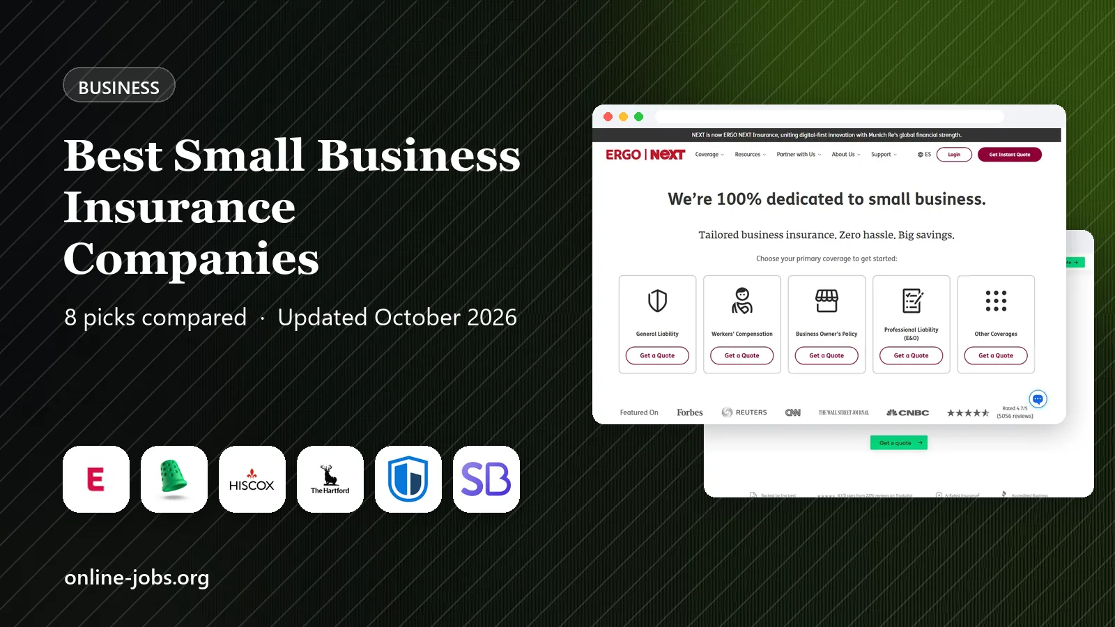 Best Small Business Insurance Companies in 2026: 8 Compared