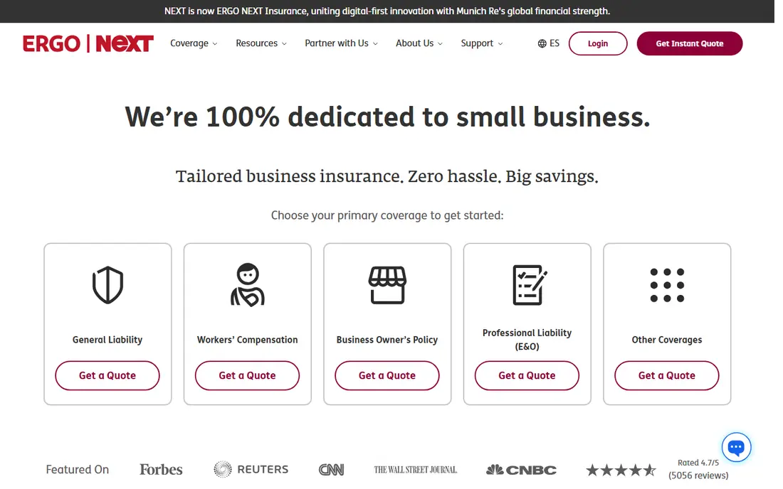 NEXT Insurance website