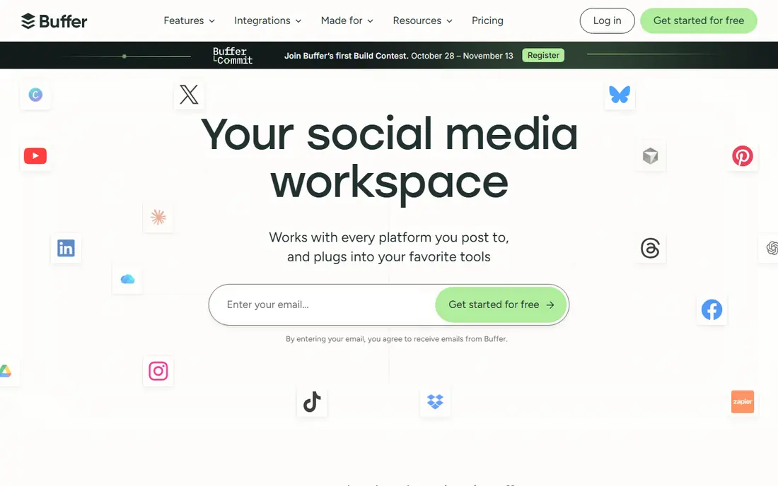 Buffer website