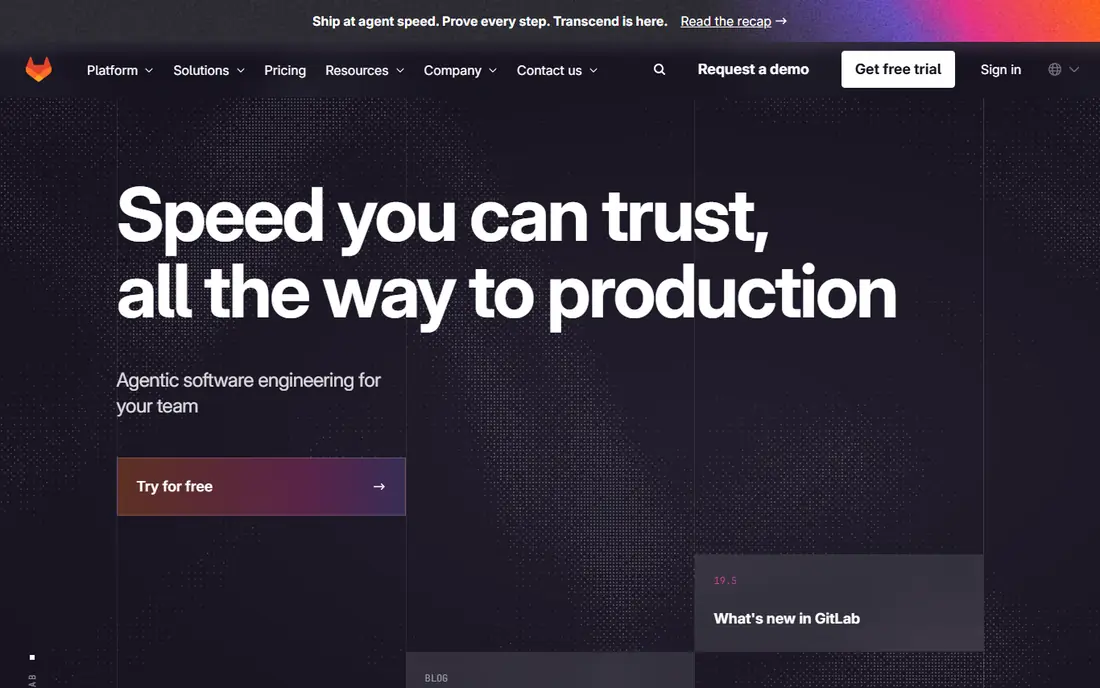 GitLab website