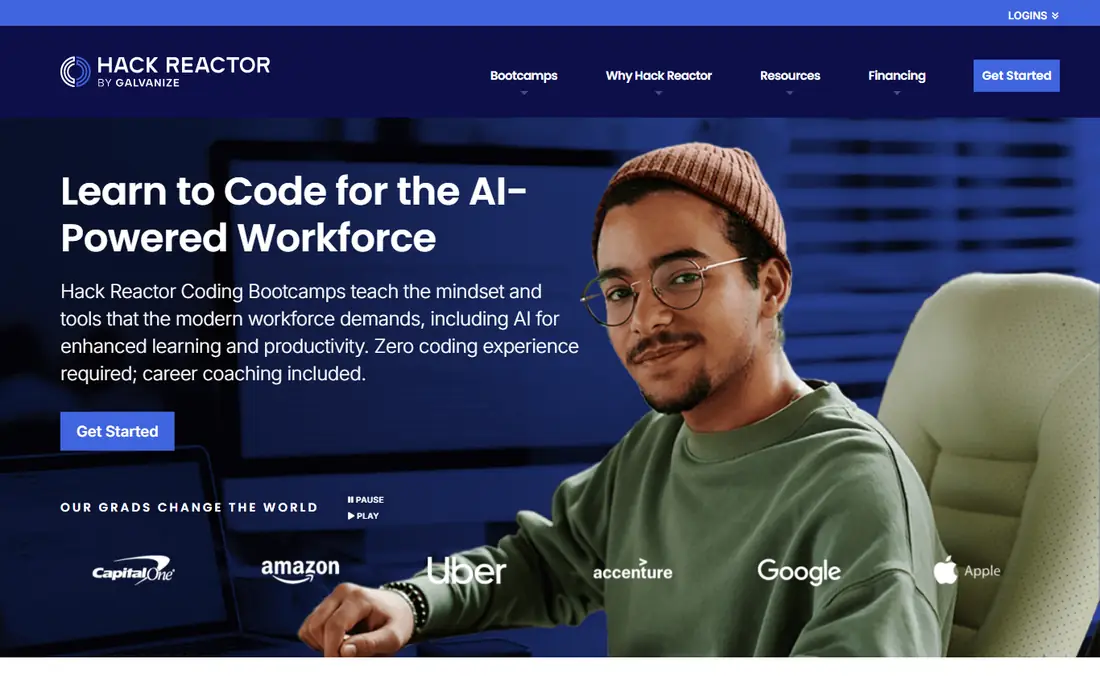 Hack Reactor website