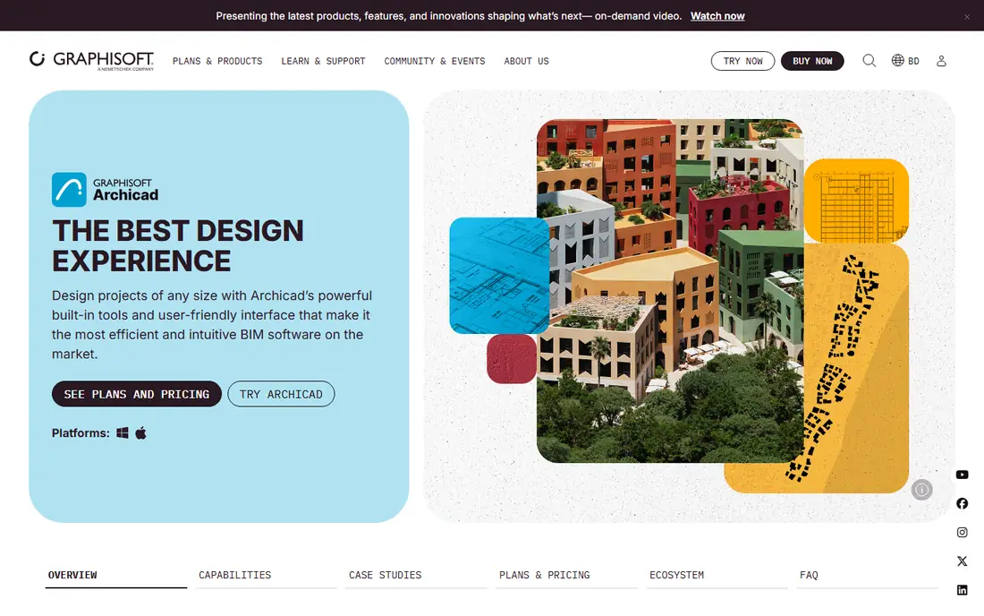 Archicad website