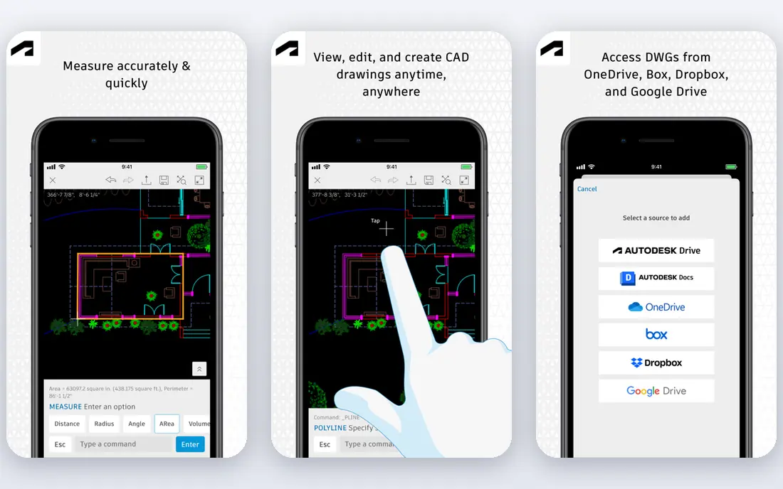 Revit app screenshots