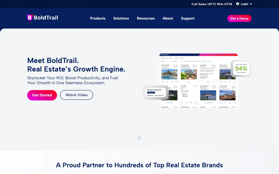 BoldTrail website