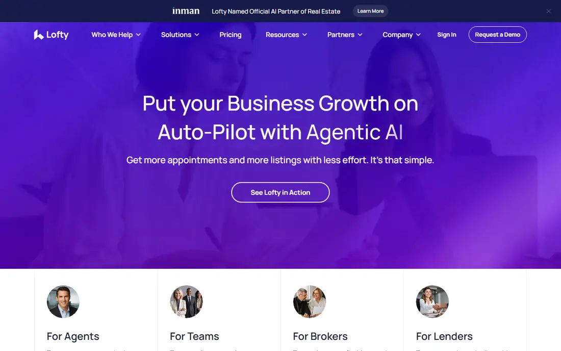 Lofty website