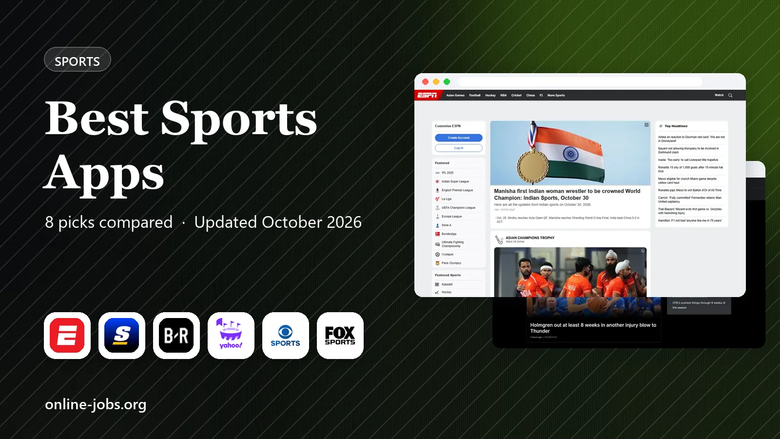 Best Sports Apps in 2026: 8 Apps Compared