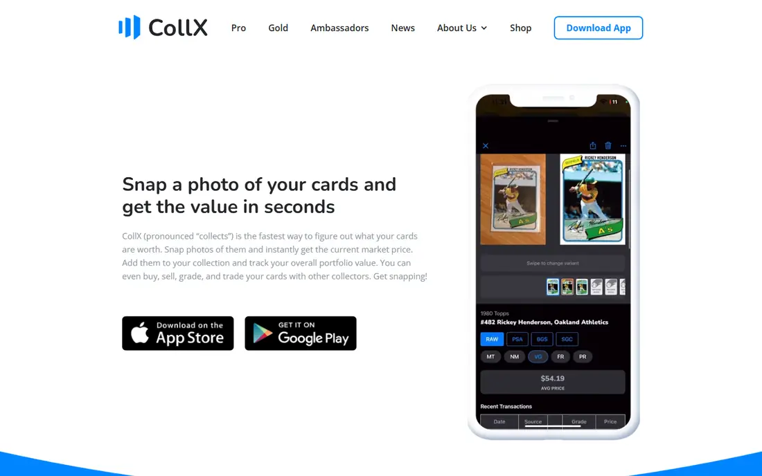CollX website