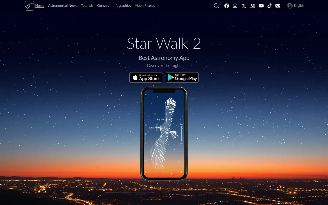Star Walk 2 website