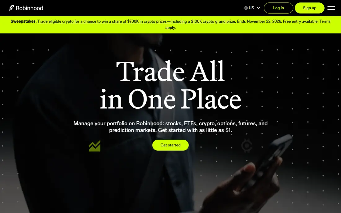 Robinhood website