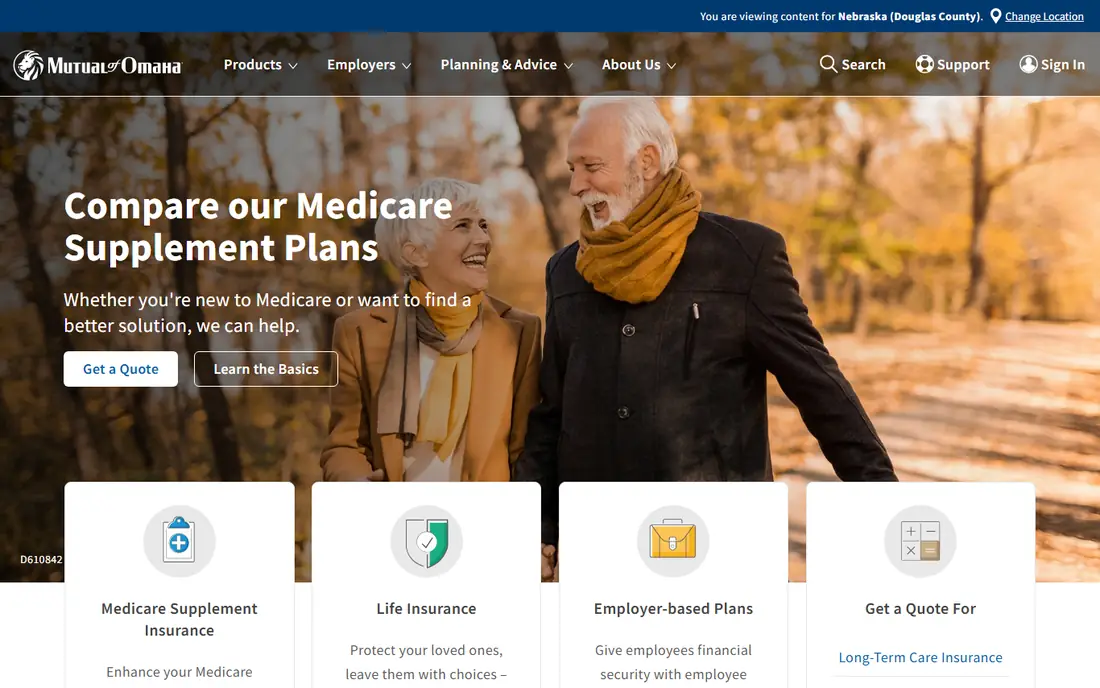 Mutual of Omaha website