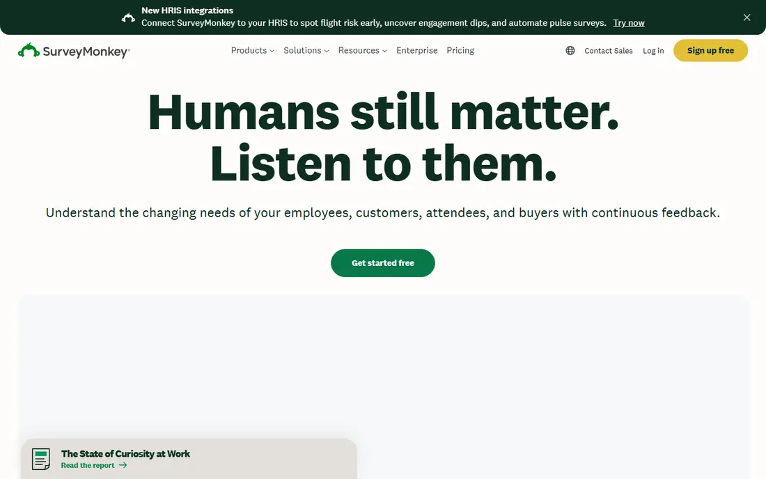 SurveyMonkey website