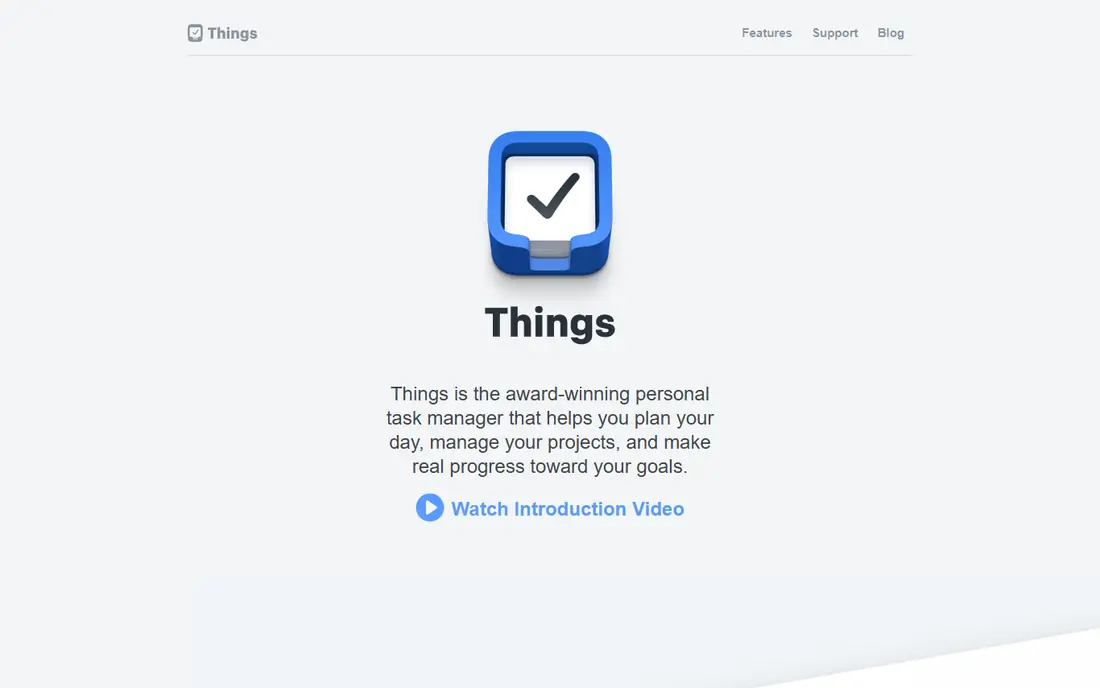 Things 3 website