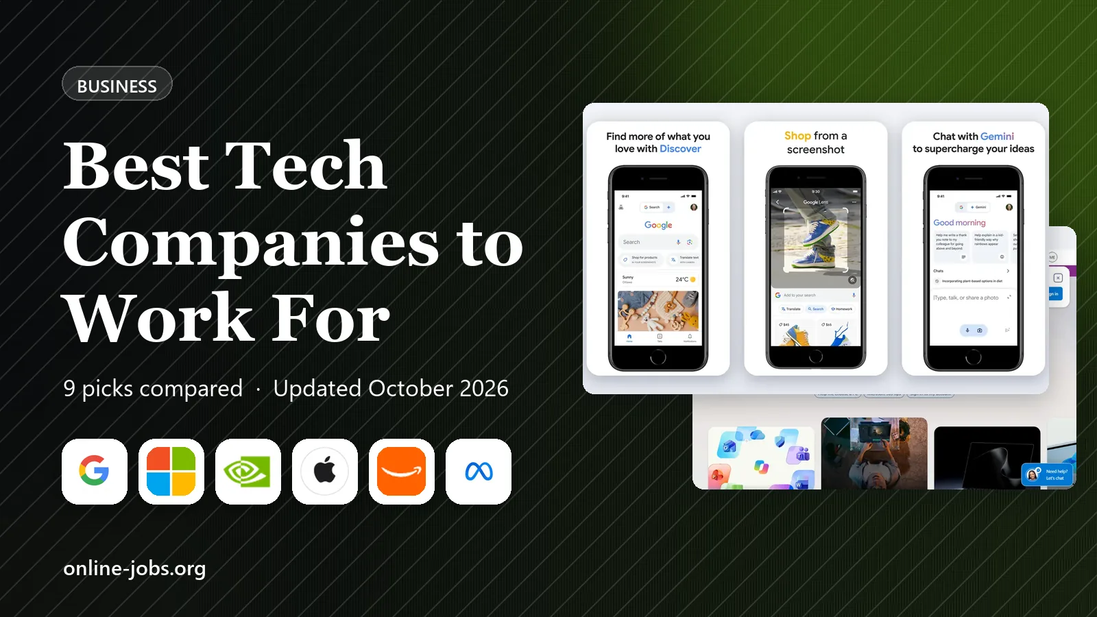 Best Tech Companies to Work For in 2026: 9 Companies Compared