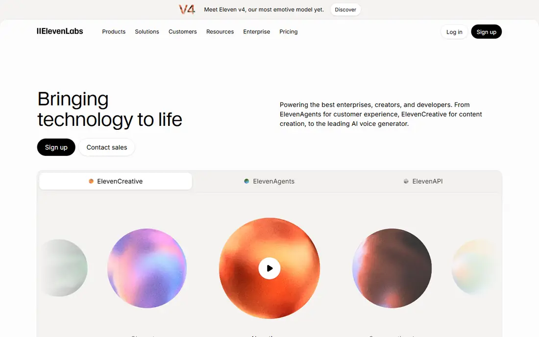 ElevenReader website