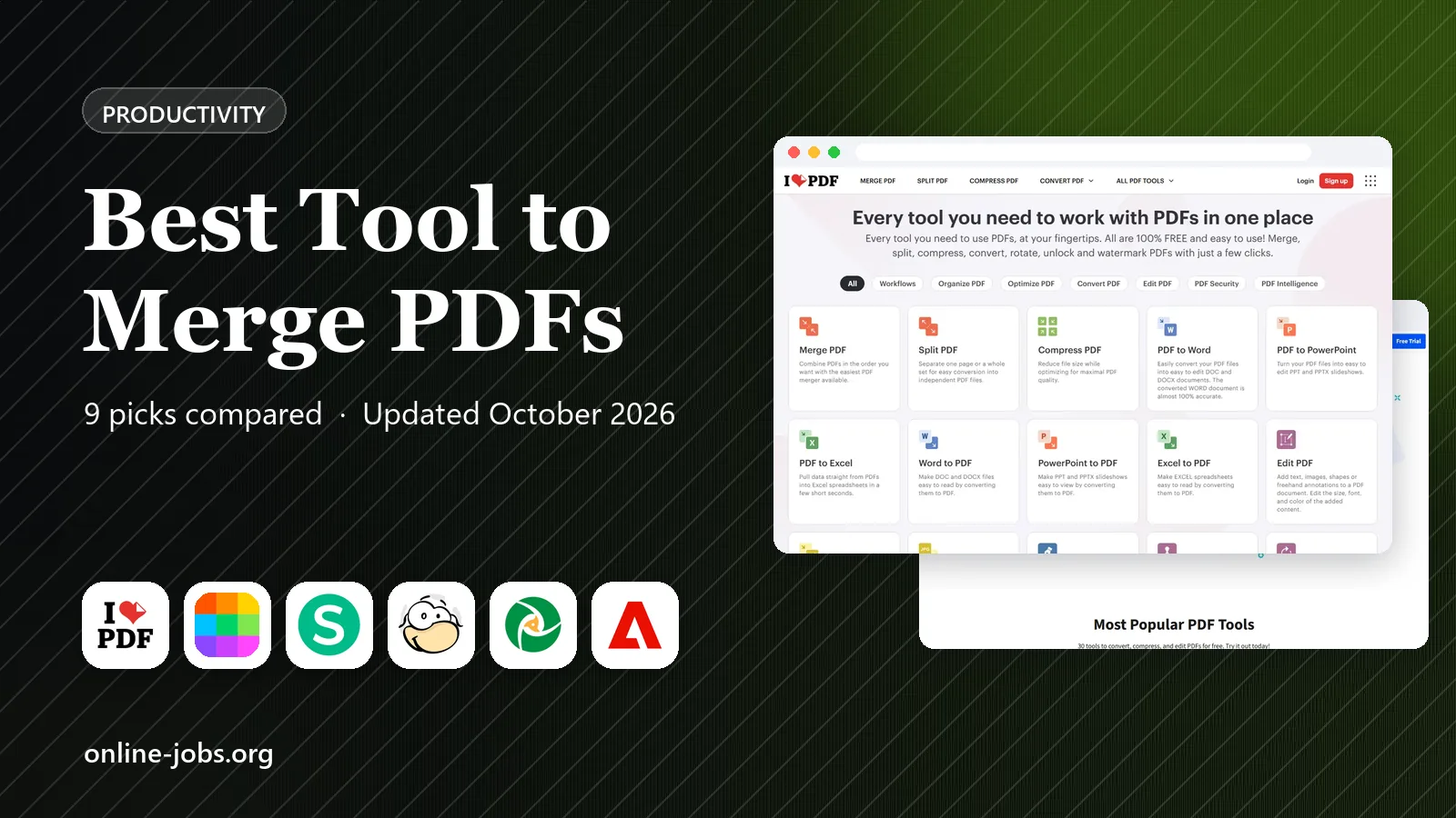Best Tool to Merge PDFs in 2026: 9 Tools Compared