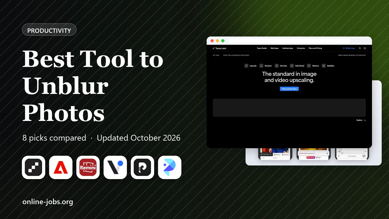 Best Tool to Unblur Photos in 2026: 8 Tools Compared