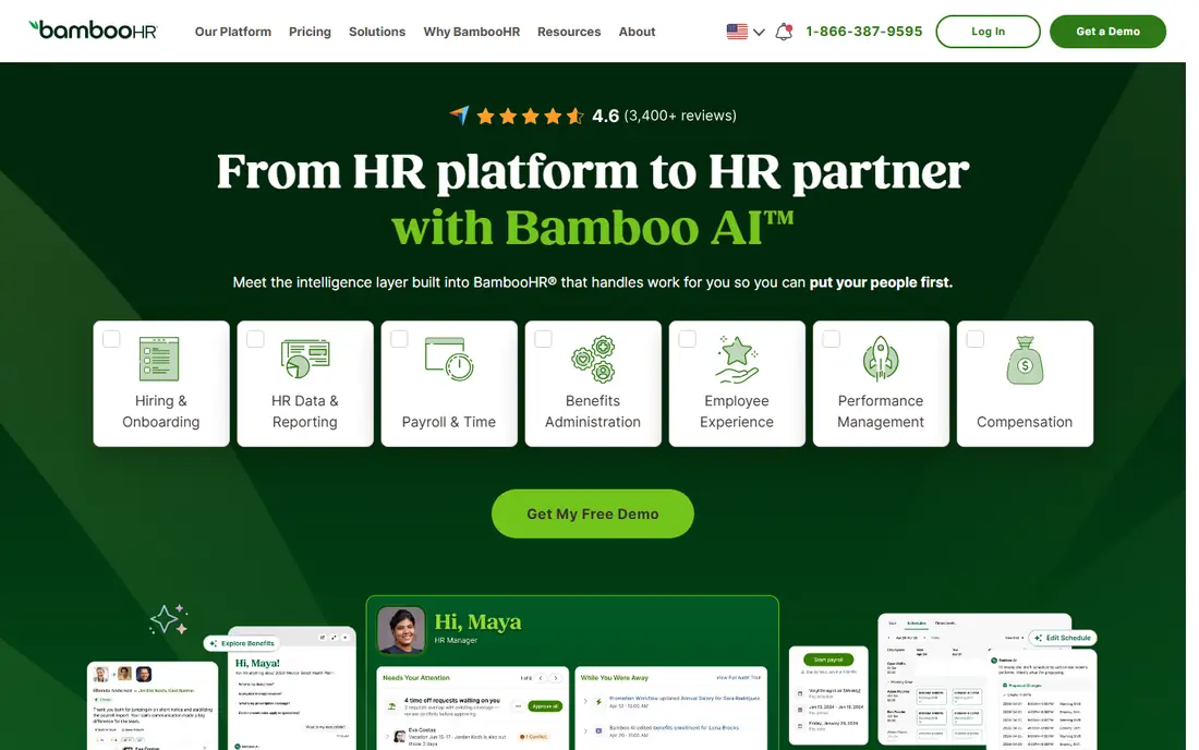BambooHR website