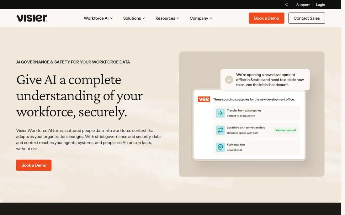 Visier website