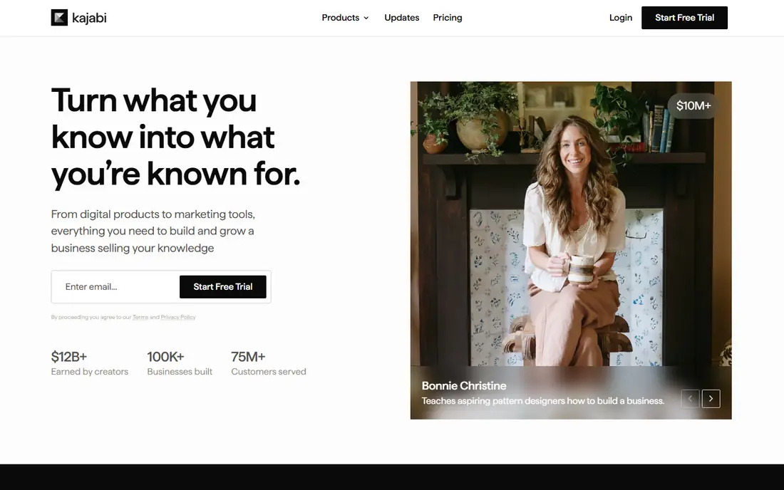 Kajabi website