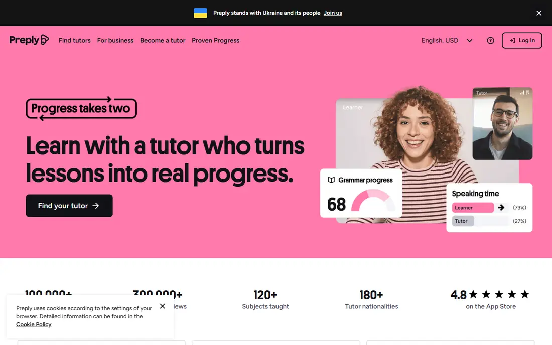 Preply website