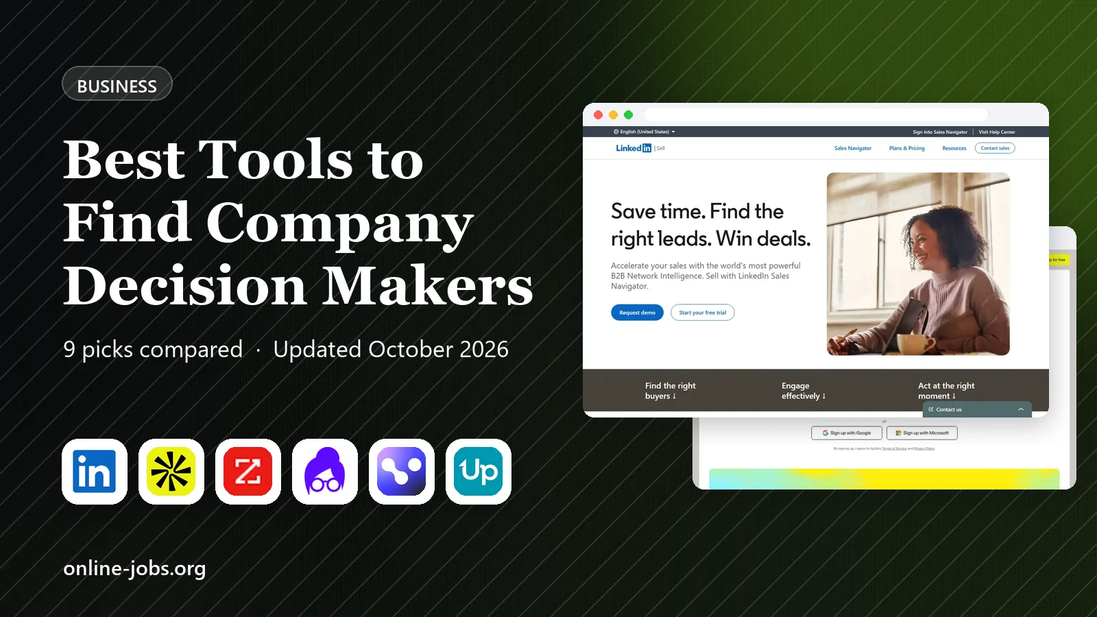 Best Tools to Find Company Decision Makers in 2026: 9 Tools Compared