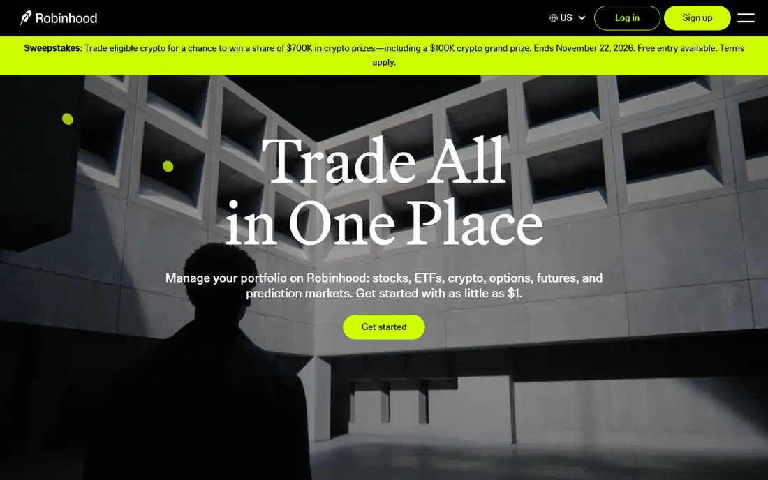 Robinhood website