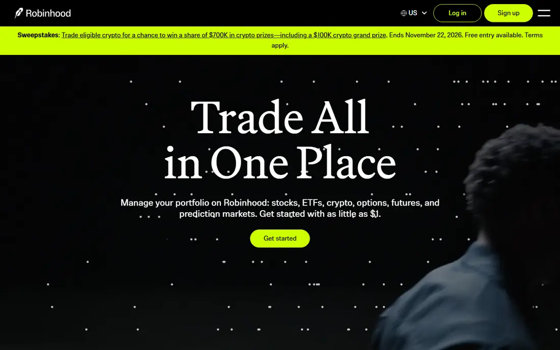 Robinhood website