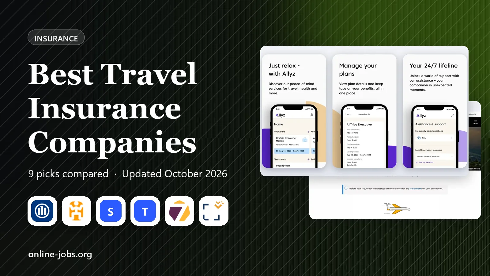 Best Travel Insurance Companies in 2026: 9 Companies Compared
