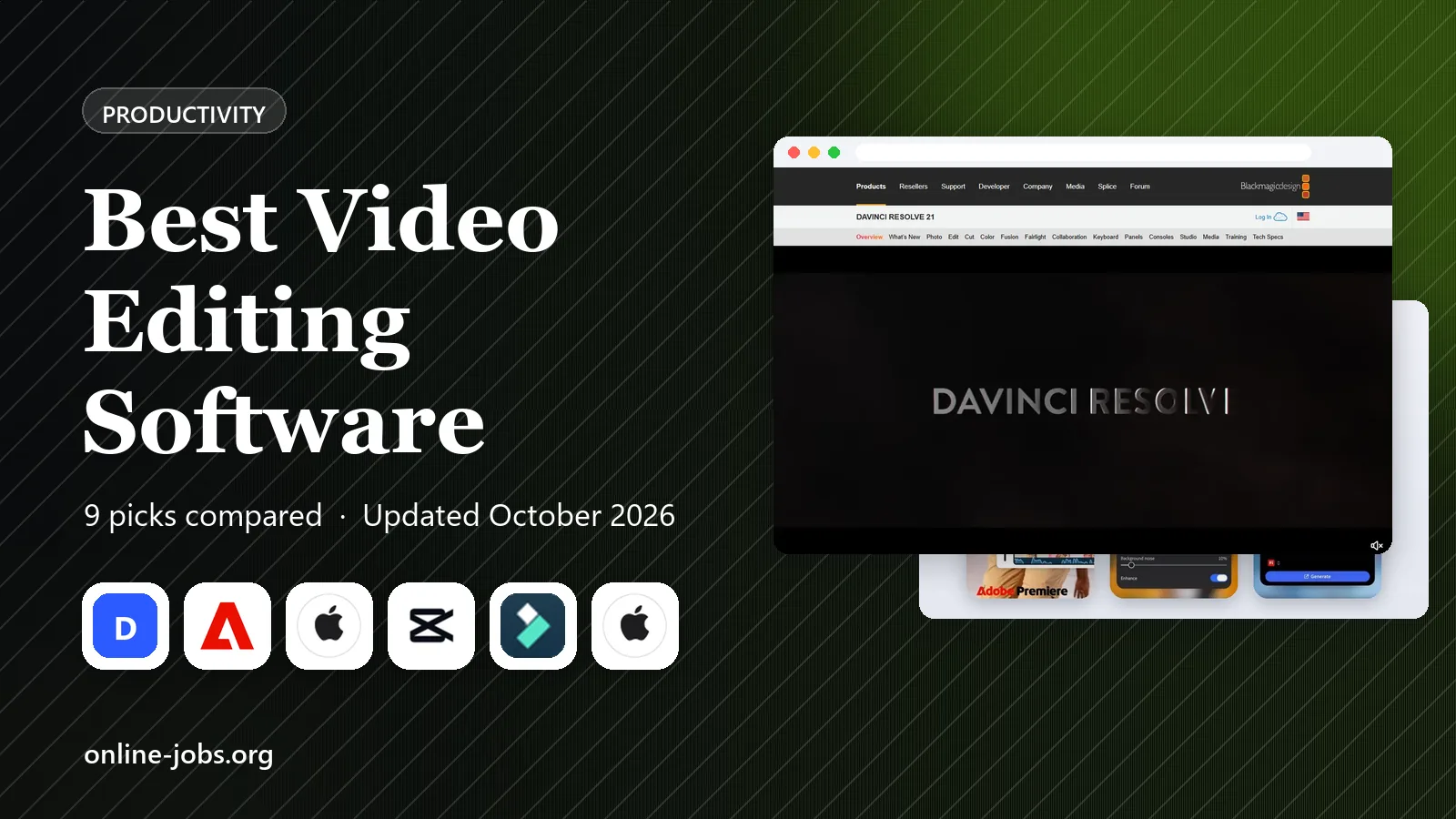 Best Video Editing Software in 2026: 9 Editors Compared