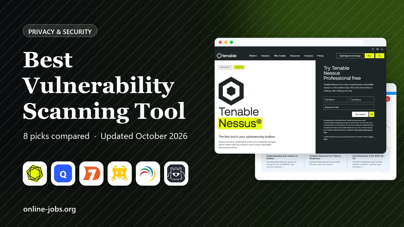 Best Vulnerability Scanning Tool in 2026: 8 Tools Compared