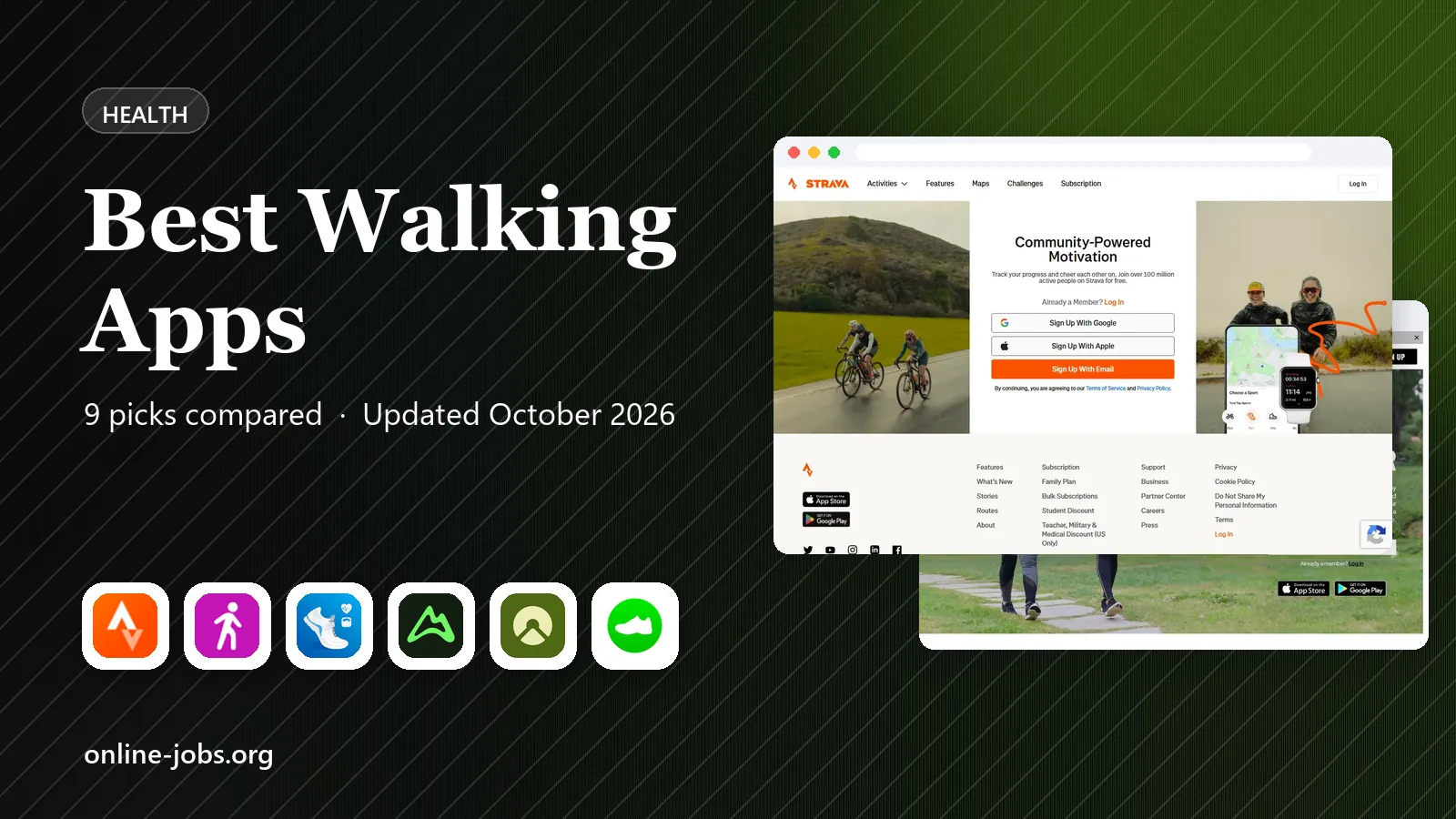 Best Walking Apps in 2026: 9 Apps Compared