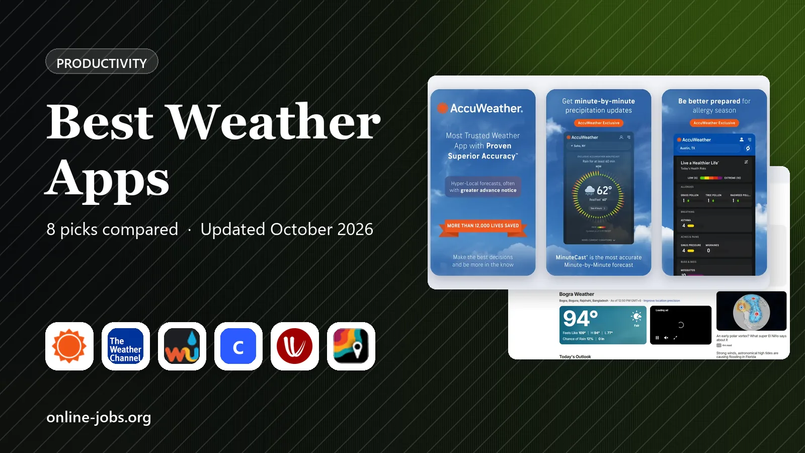 Best Weather Apps in 2026: 8 Apps Compared