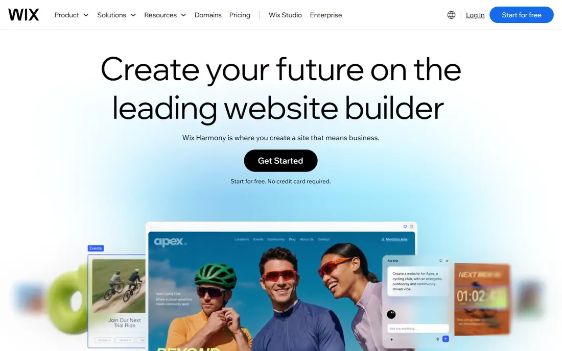 Wix website