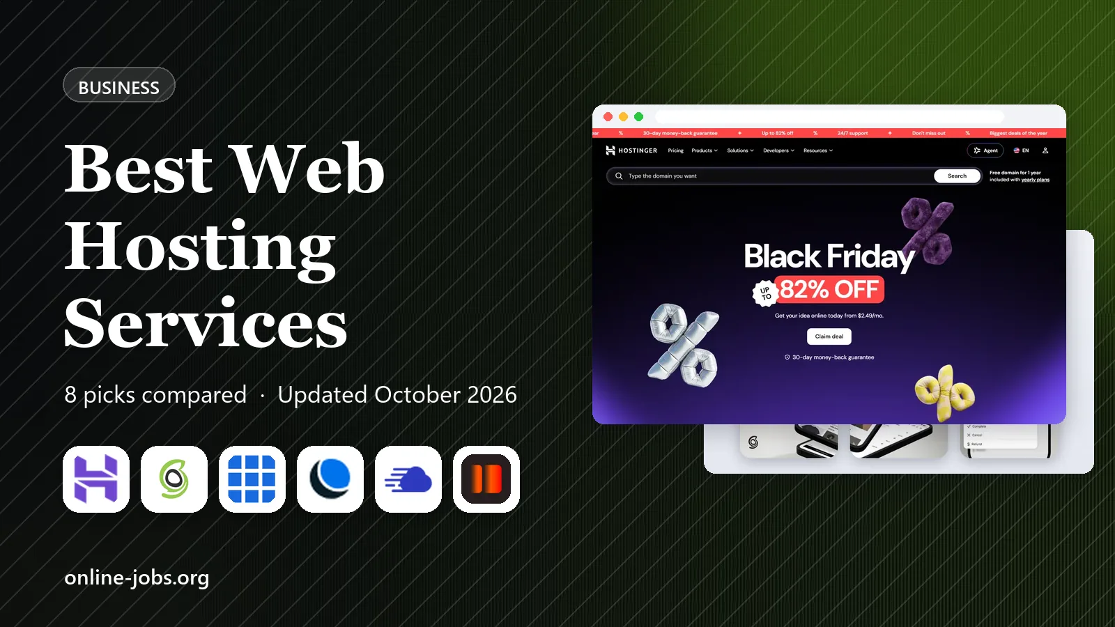 Best Web Hosting Services in 2026: 8 Apps Compared