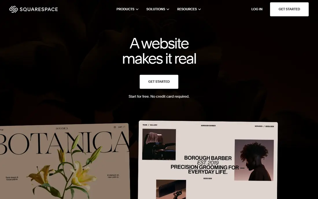 Squarespace website