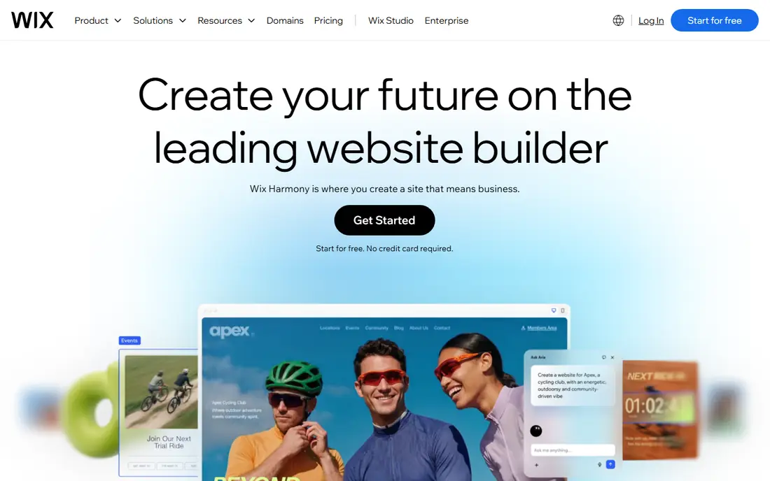 Wix website