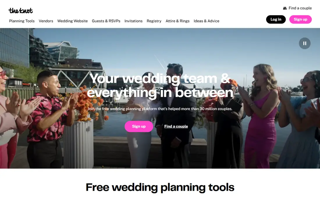 The Knot website