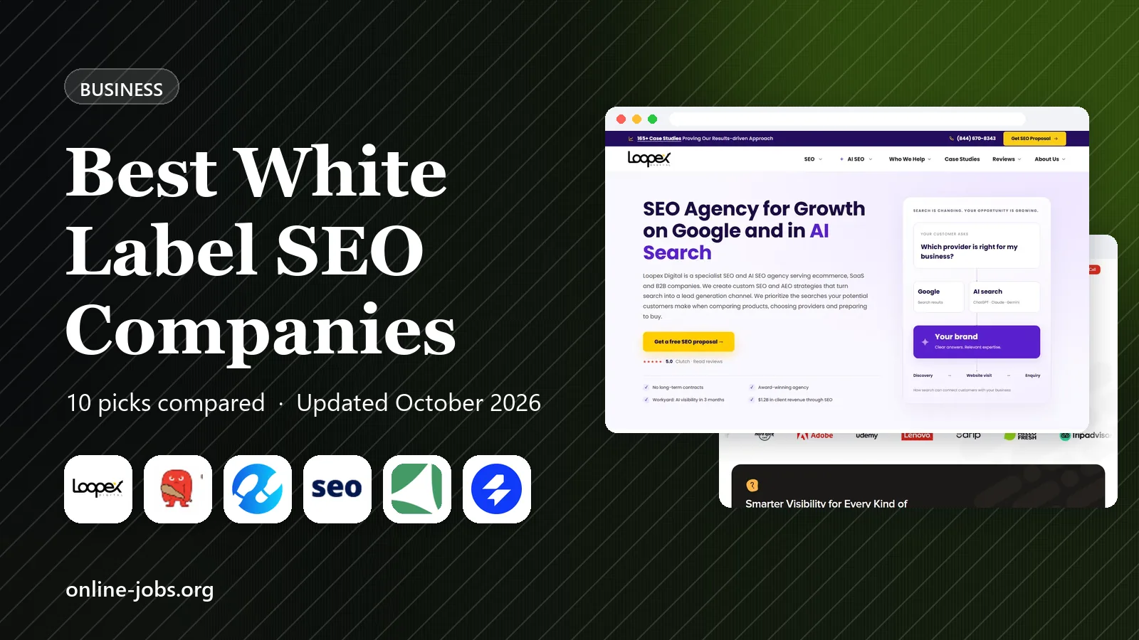 Best White Label SEO Companies in 2026: 10 Options Compared